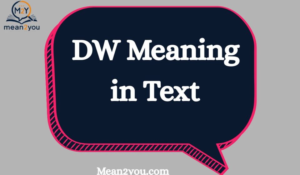 DW Meaning in Text: What Does DW Mean in Chat, Snapchat & TikTok (2026 Guide)