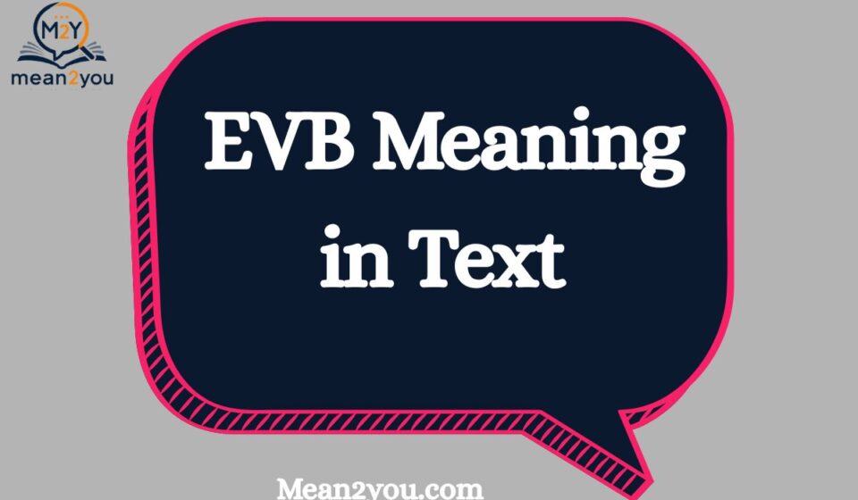 EVB Meaning in Text: Complete Guide with Examples, Full Form & Usage (2026)