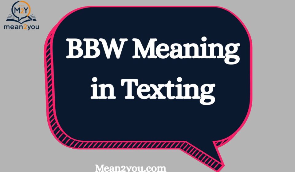 BBW Meaning in Texting: Definition, Full Form & How to Use It Correctly