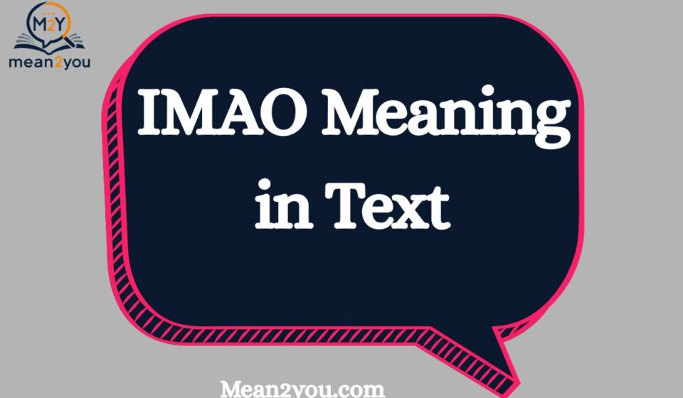 IMAO Meaning in Text (2026): What Does IMAO Mean in Chat, Snapchat & Social Media?