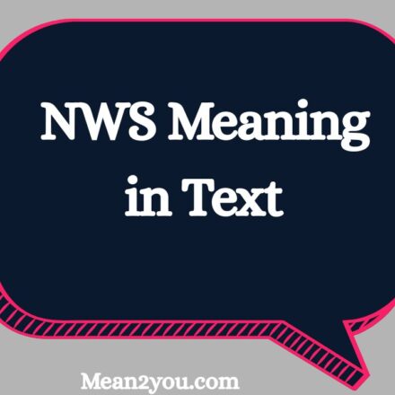 NWS Meaning in Text: What Does NWS Mean in Chat, Text & Slang?