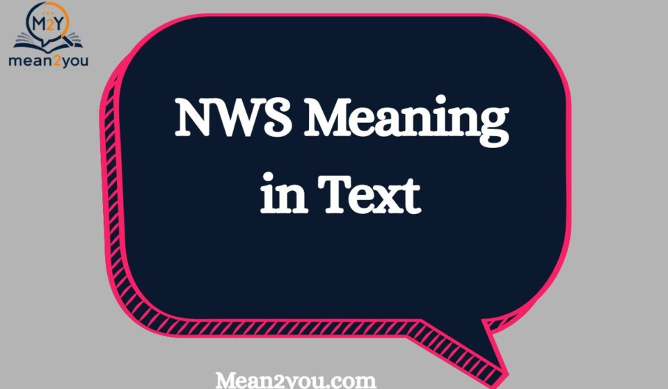 NWS Meaning in Text: What Does NWS Mean in Chat, Text & Slang?