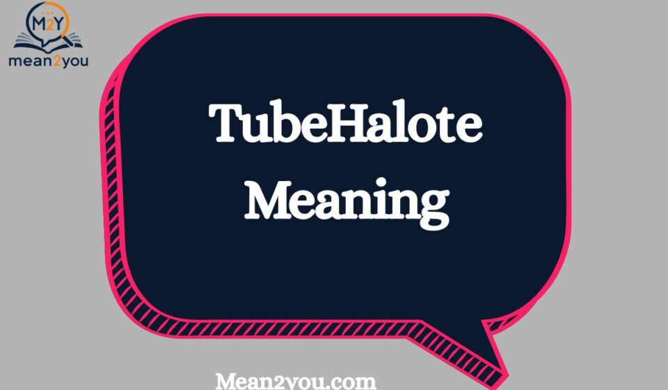 TubeHalote Meaning Explained: Definition, Origin & How to Use It