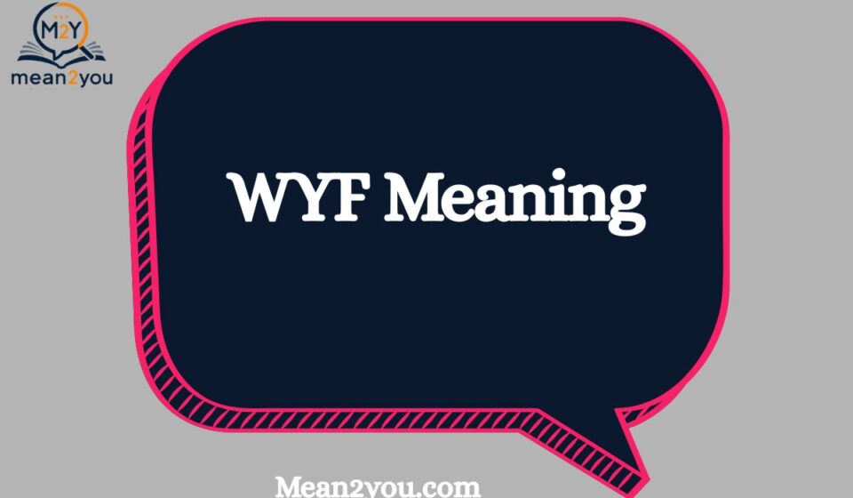 WYF Meaning: What Does WYF Mean in Text, Snapchat & Social Media?
