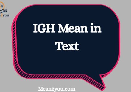 What Does IGH Mean in Text? IGH Meaning Explained