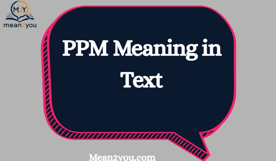 PPM Meaning in Text: What Does PPM Mean in Chat, Texting and Social Media? (2026)